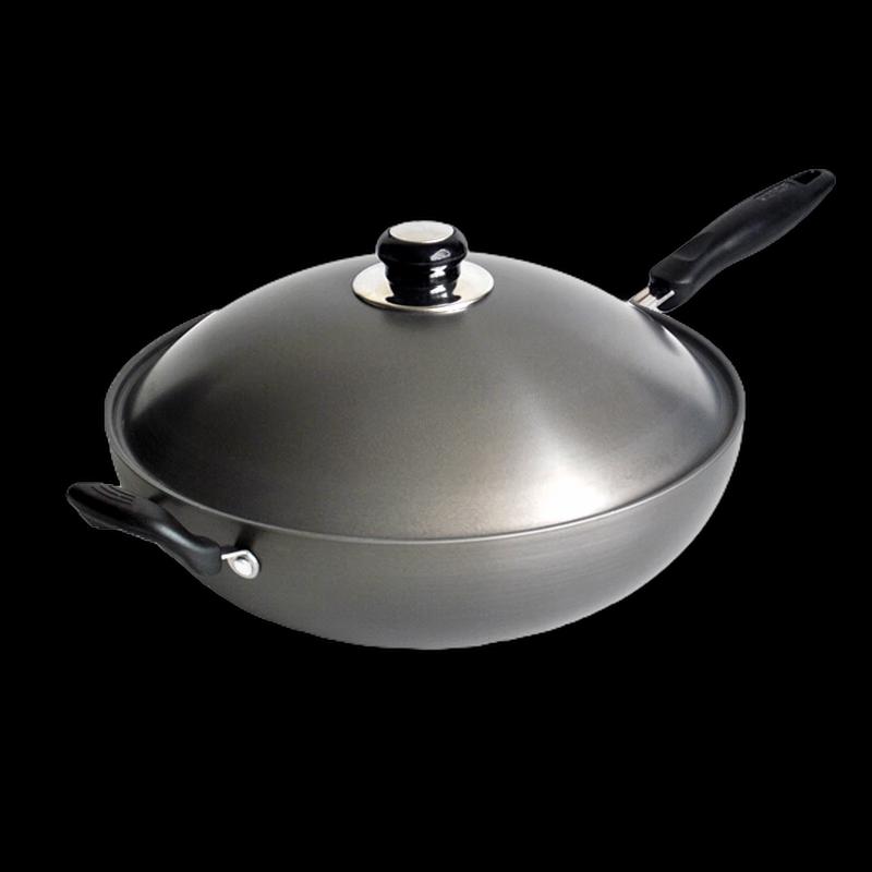 Supor Hard Anodized Round Bottom Wok