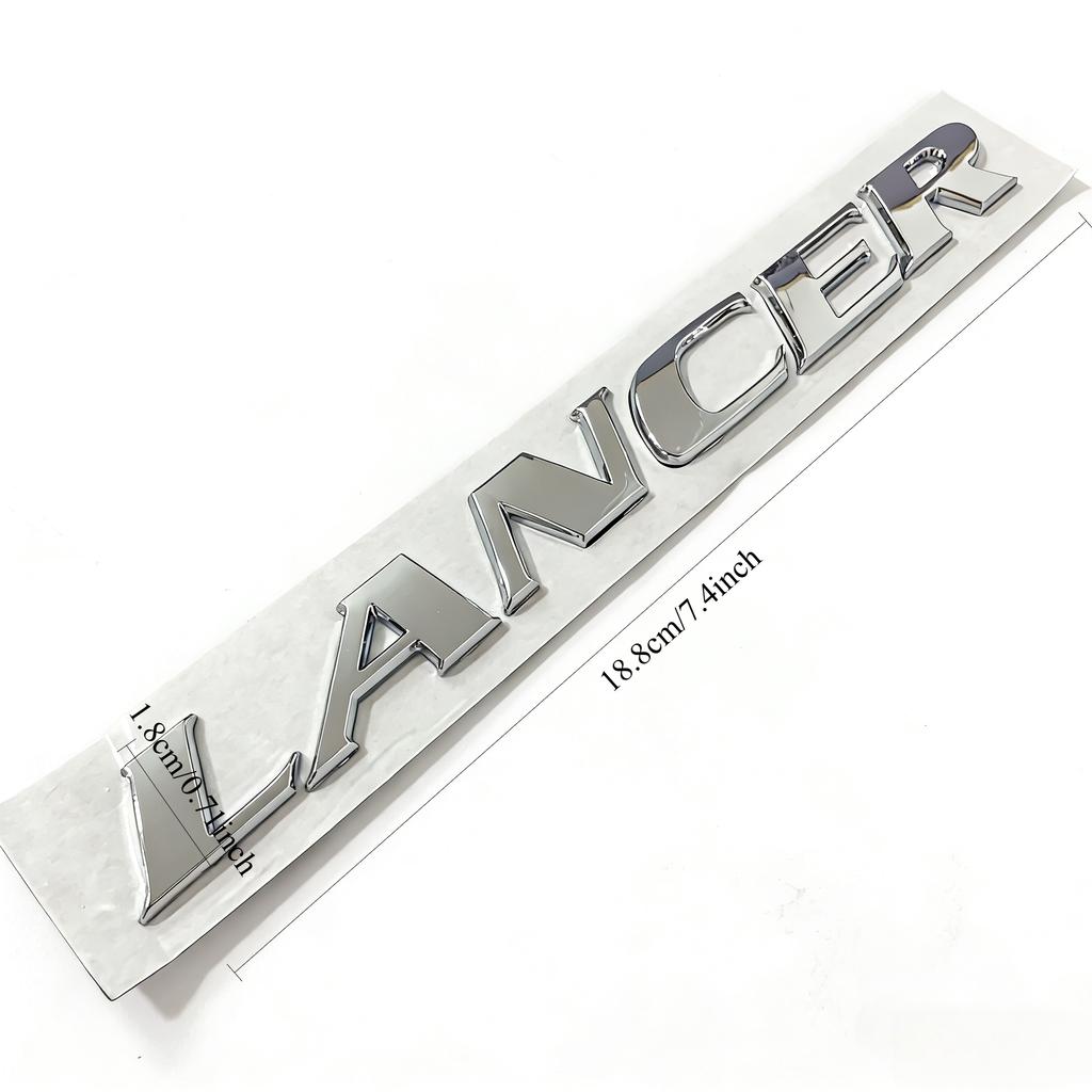 1 stuks Voor Mitsubishi LANCER Auto Accessoires 3D ABS Kunststof Decoratie Letter Logo Embleem Achterklep Decals Sticker