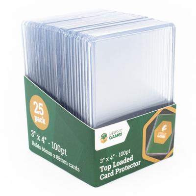 LPG Top Loaded Card Protector 3x4" 25pcs (100pt)