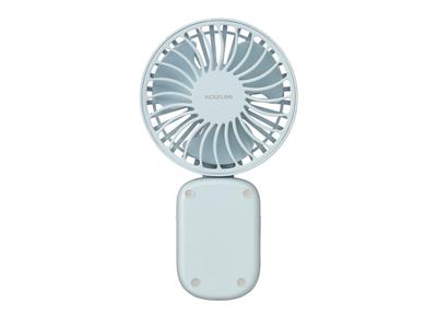 Koizumi Portable USB 3 Levels of Air Flow Ice Blue Fan, Rechargeable, Adjustment, Handheld, Foldable, KPF-0741/A