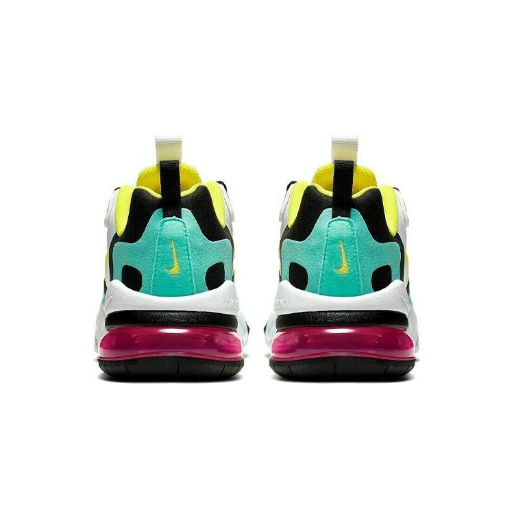 New Nike Air Max 270 Slip-Resistant Cushioning Wear-Resistant Kids Lifestyle Shoes Multicolor Children Aged 3-7 Years Old BQ0102-101