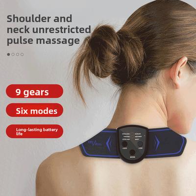 Intelligenter Nackenmassagegerät MINI Puls-Massagegerät Mini Tragbarer Massage-Sticker, Chinesischer und Englischer Nackenmassage-Sticker