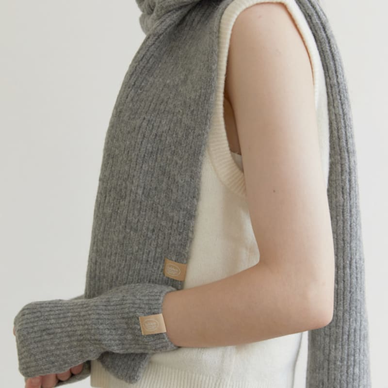 

набор премиальных грелок для глушителя Halden (M025_серый) grey