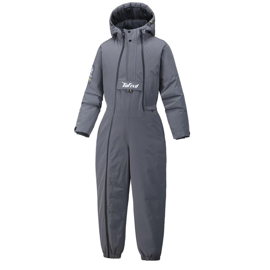 Tuta Intera Invernale Impermeabile Antivento per Moto Abbigliamento Anti-freddo Imbottita Calda Tuta da Neve per uomo e donna Outdoor