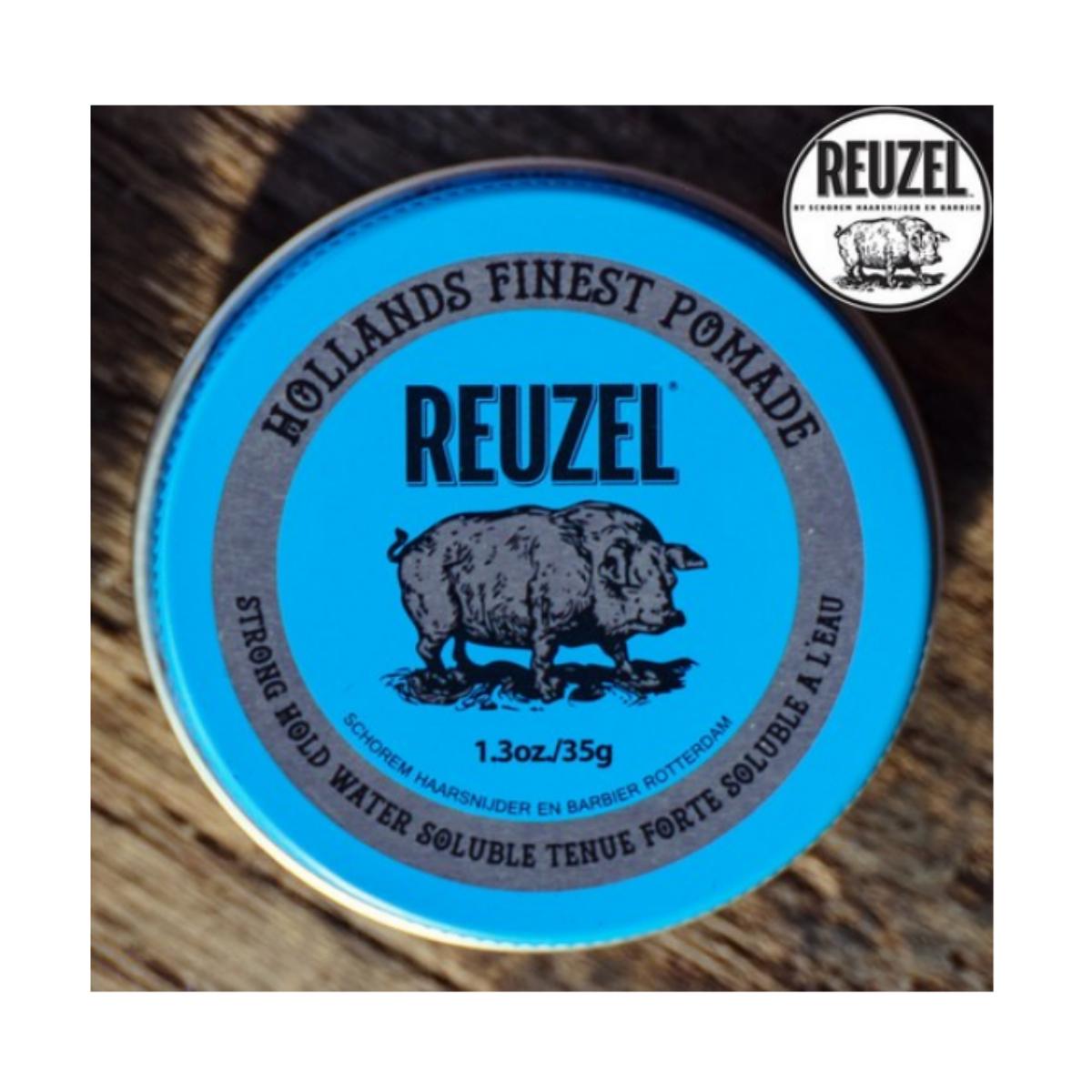 

Riwjel Korea Blue Water-Based Hard Pomade, 35g, 1pc