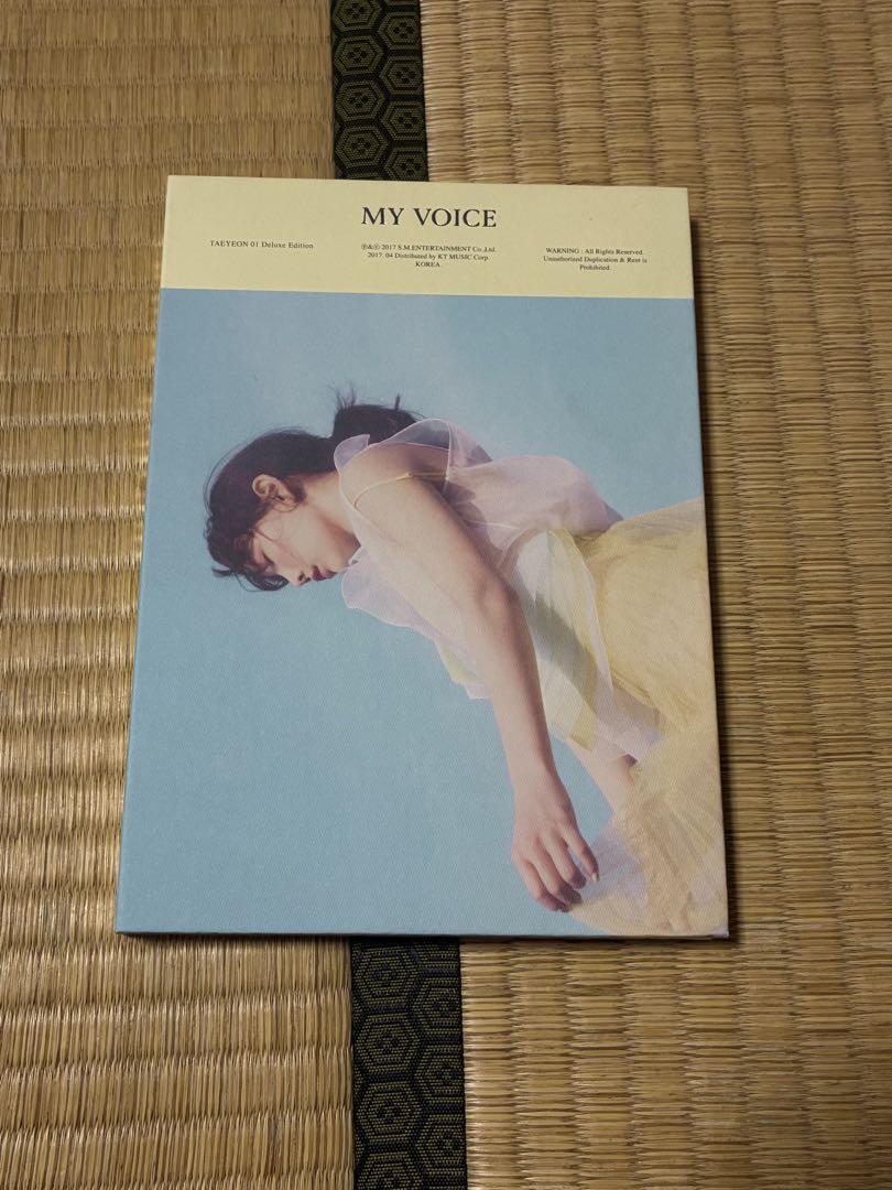 

[USED] Girls Generation Taeyeon My Voice Deluxe with Trading Card