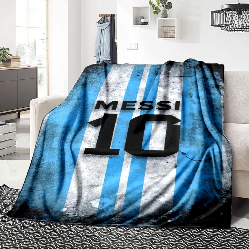 Passion Driven Soccer Star printed flannel breathable and warm blanket, a stylish home gift, suitable for home, office and bedspread use. 15a187