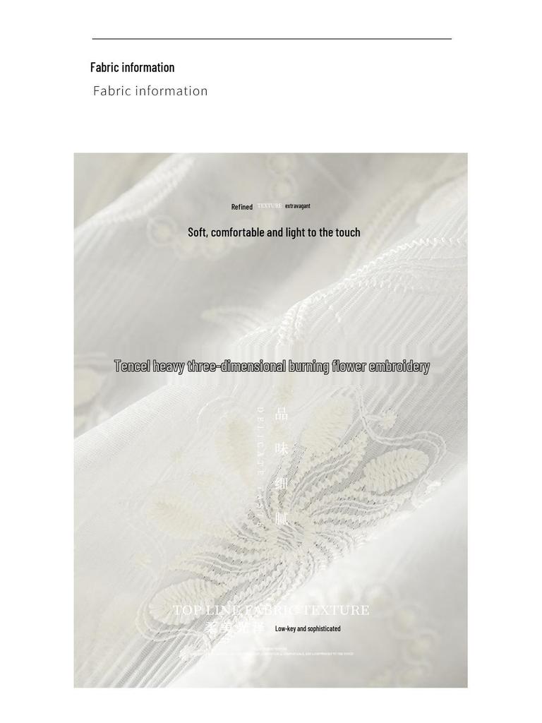 Frühlingsneues Stickerei-Jacquard-Trompetenärmelkleid - Chinesischer Stil mit französischer Eleganz