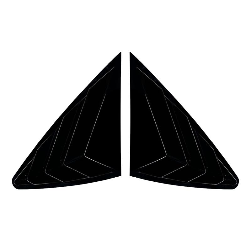 

Треугольные накладки-жалюзи на задние боковые окна автомобиля, декоративная накладка для GLC Coupe C254 2024+ AMG Glossy Black