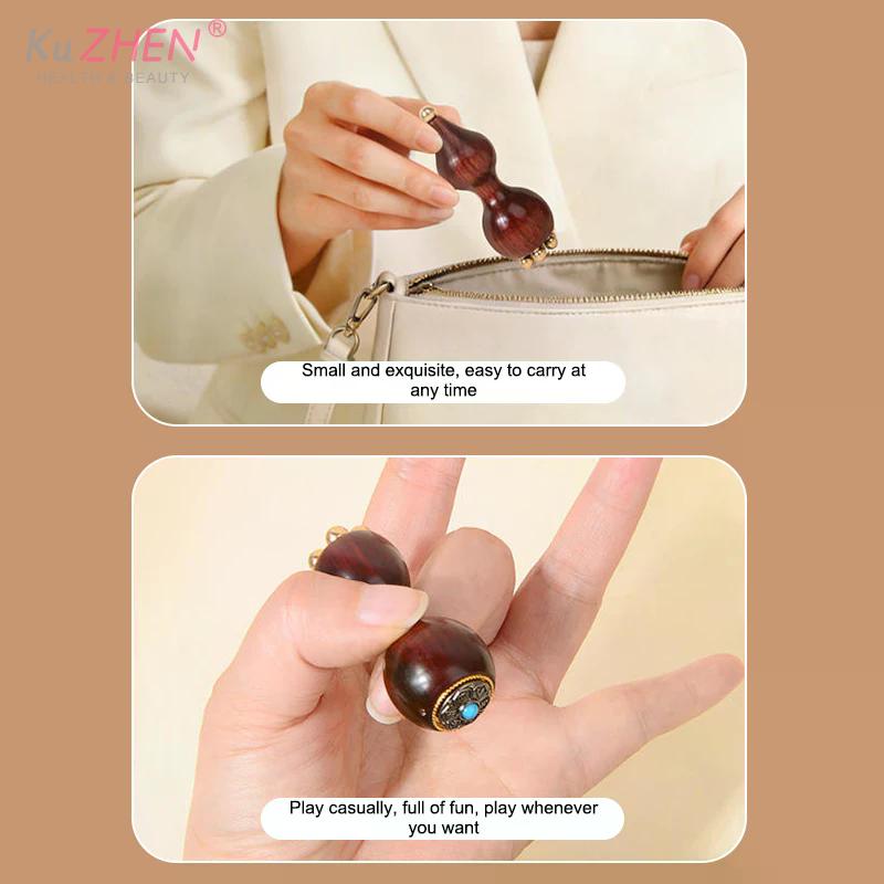 1pc Professional Lotus Seedpod Brass Rosewood Facial Lifting GuaSha Tool Eye Relaxation Spot Meridians Acupoint Massage Handheld