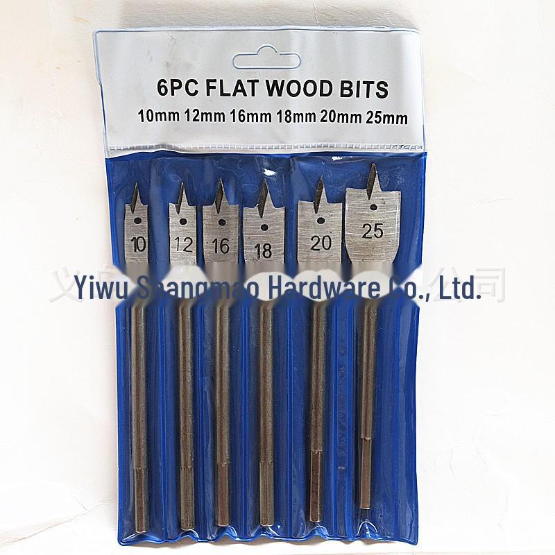 

Набор плоских сверл по дереву - Трехточечный шестигранный инструмент для открывания деревянных досок, перфоратор