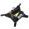 Tactical Chest Bag Unisex Running Vest Bag with Adjustable Straps Lightweight Front Vest Bag Large Capacity Outdoor Climbing Bag
