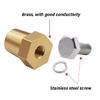 Brass Car Battery Terminal Wire Cable Clamp Top Quick Wiring Terminal Positive And Negative Poles Electrical Connector