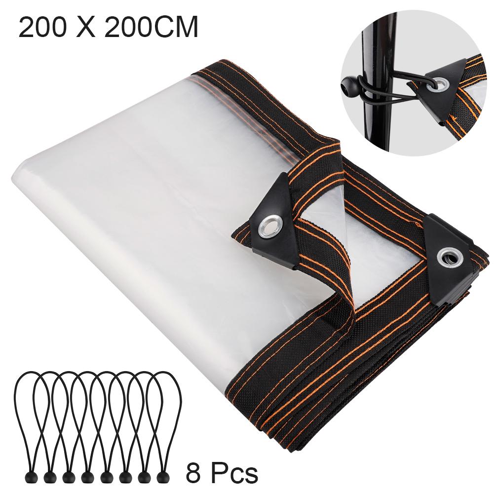Transparent Garden Tarp Sheet Film Cloth PE Rain Proof Sunlight Shed Anti Freezing Insulation Film Cover for Canopy