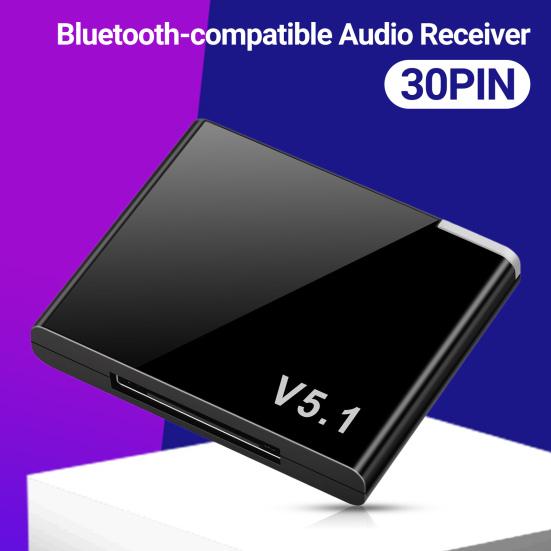 Audio Receiver Quick Fidelity Plug Play Transmission High 30 Pin Bluetooth-compatible5.1 Music Receiver