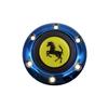 60mm Steering Wheel Car Horn Button Modified Racing Car Horn Cover For Ferrari Logo Dedicated Auto Protect Decorate Accessories KL7