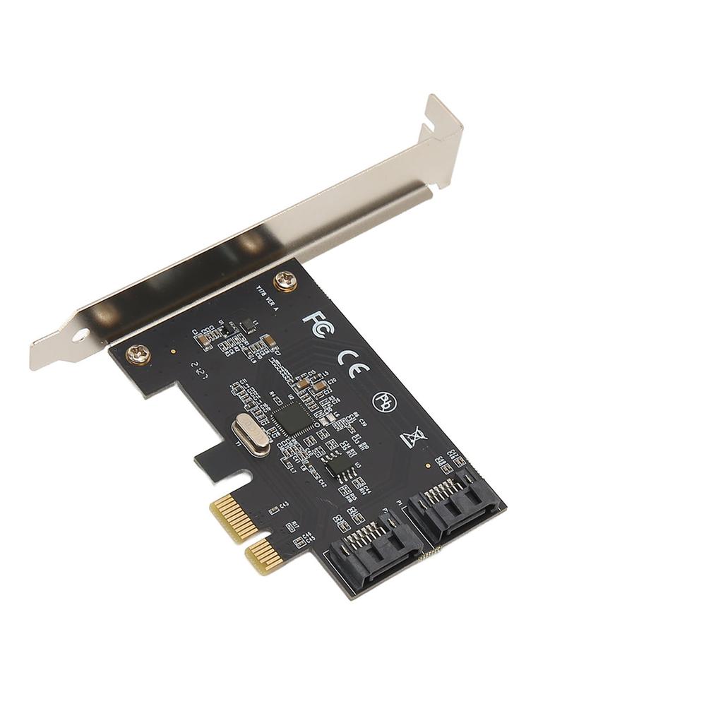 PCIe SATA 3.0 Controller Card 2 Port PCIe to SATA III 6Gbps Support IDE AHCI Interface PCIe to SATA Adapter Card