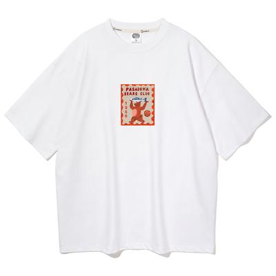 ALVINCLO Bear Stamp Oversized Short Sleeve T-Shirt Ast4569 (5 Colors)