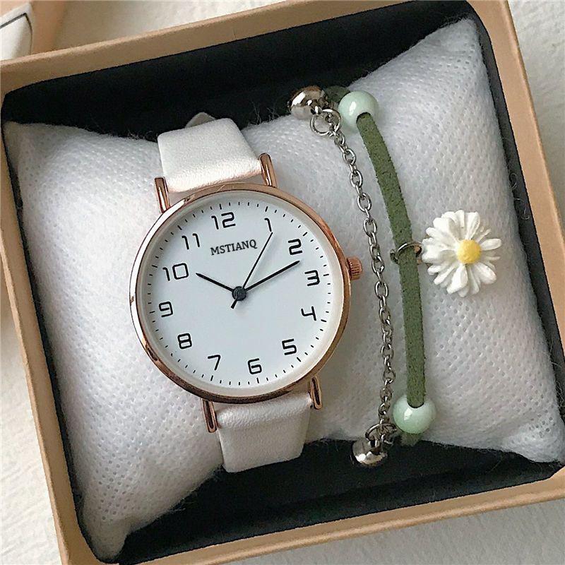 Niche Watch Female Style High Value Watch Junior High School Students Antique Style High Sense Small Fresh Student Quartz Watch