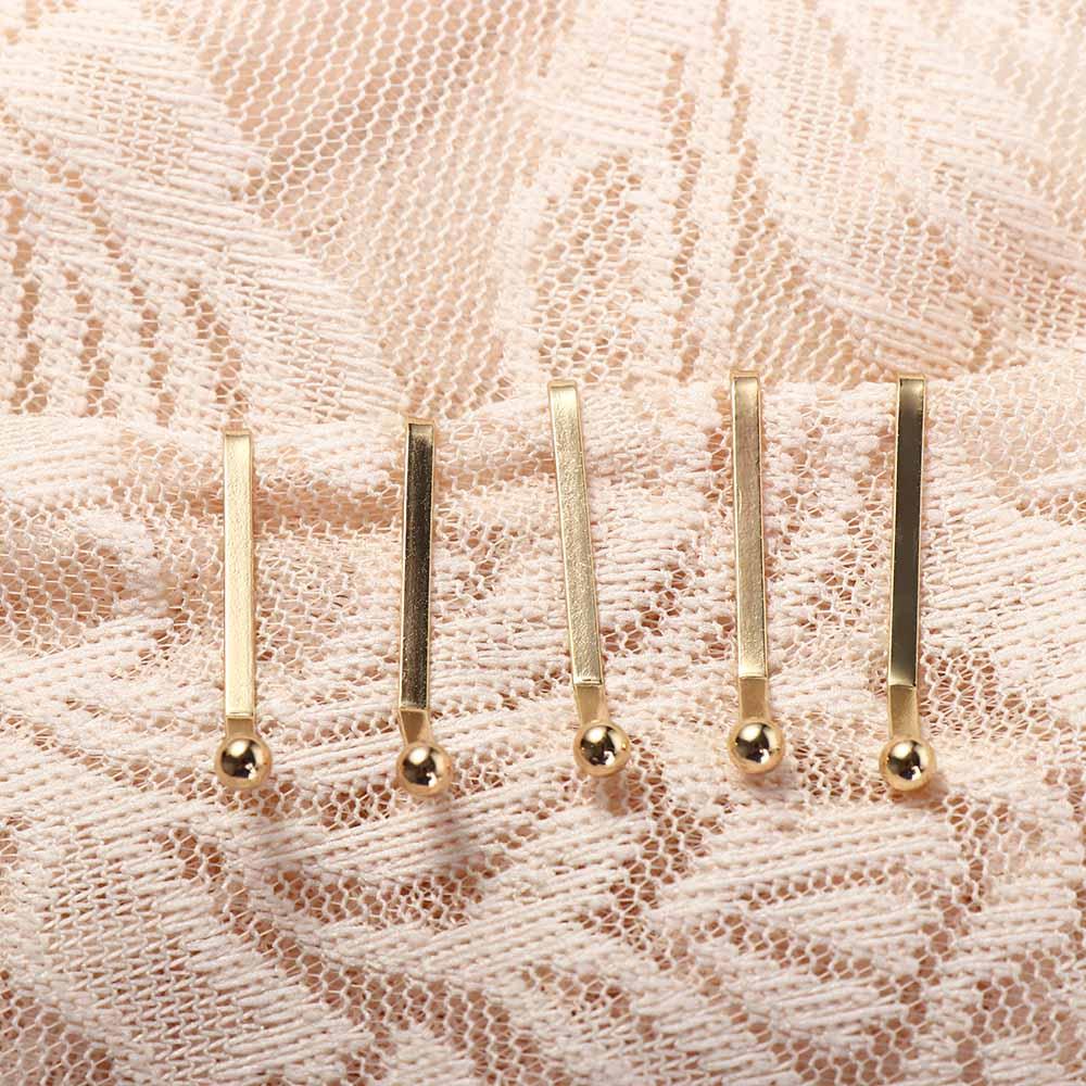 12pcs/lot Zinc Zinc Alloy Multicolor Hijab Clips Round Ball U Scarf Clips Simple   Women