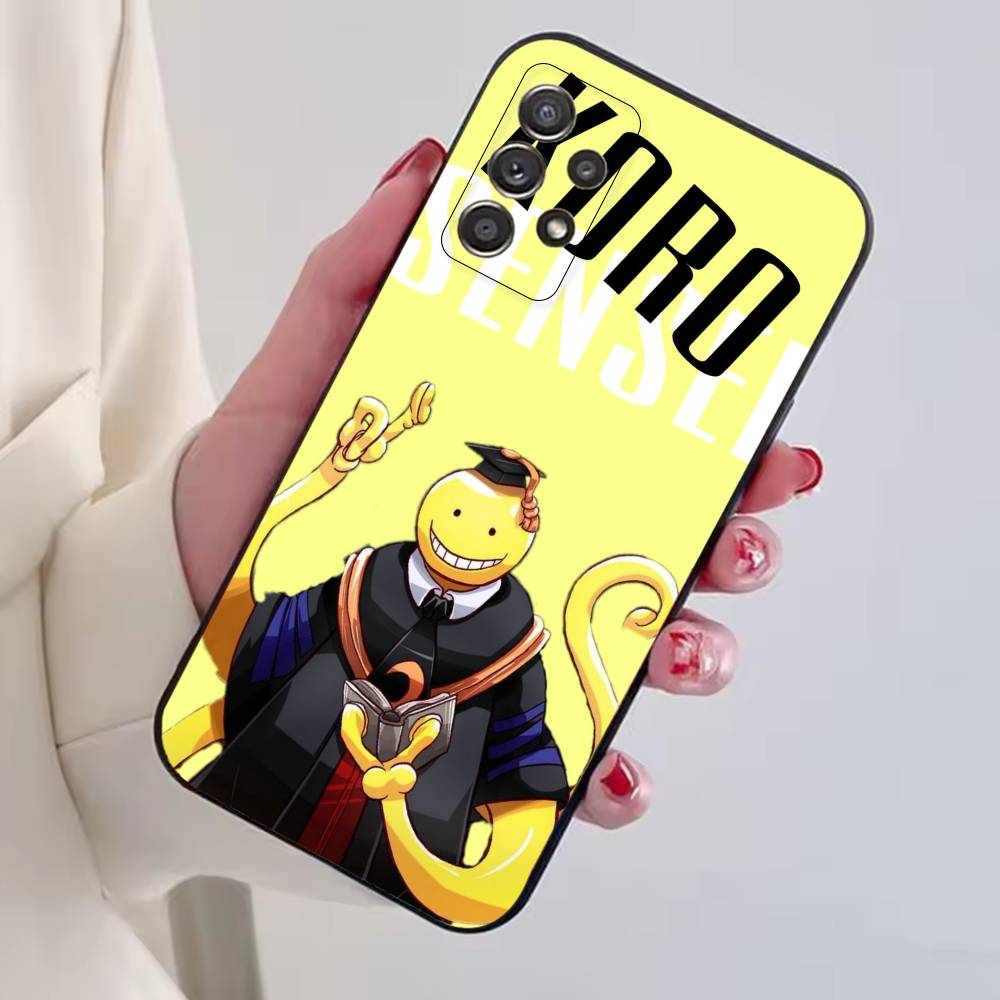 Anime Assassination C-Classroom Phone Case For Samsung S25,S24,S21,S22,S23,S30,Ultra,S20,Plus,Fe,Soft Silicone Black Cover