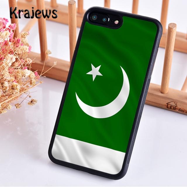 Krajews Pakistan Nationalflagge Telefonhülle Abdeckung für iPhone 14 5 6s 7 8 plus X XR XS 11 12 13 pro max Samsung Galaxy S21 S22ultra