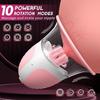 Nipple Sucker Strong Suction Stimulation Massager and 10 Vibrator Rotating Modes, Rechargeable Adult Toys for Fun Three Pairs  of Massage Heads