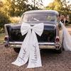 Large Size Car Ribbon Bow Lovely Style Just Married Car Decor Romantic Wedding Car Bow  Wedding Day