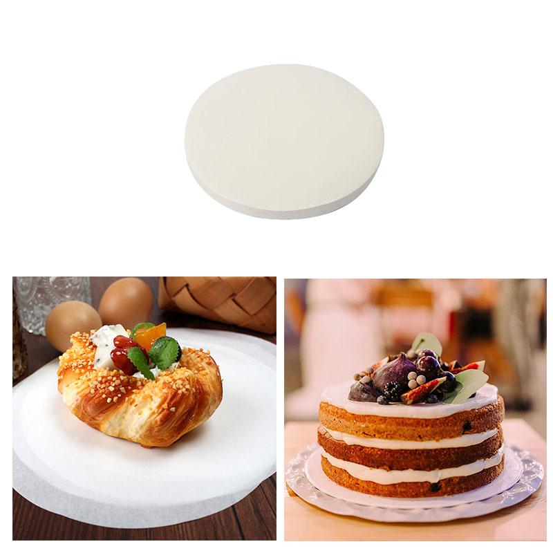 Runde Backpapierbögen Antihaft-Backmatten zum Schichten von Kuchen, für Gebäckdekoration, Runde Backbleche für Kuchenformen
