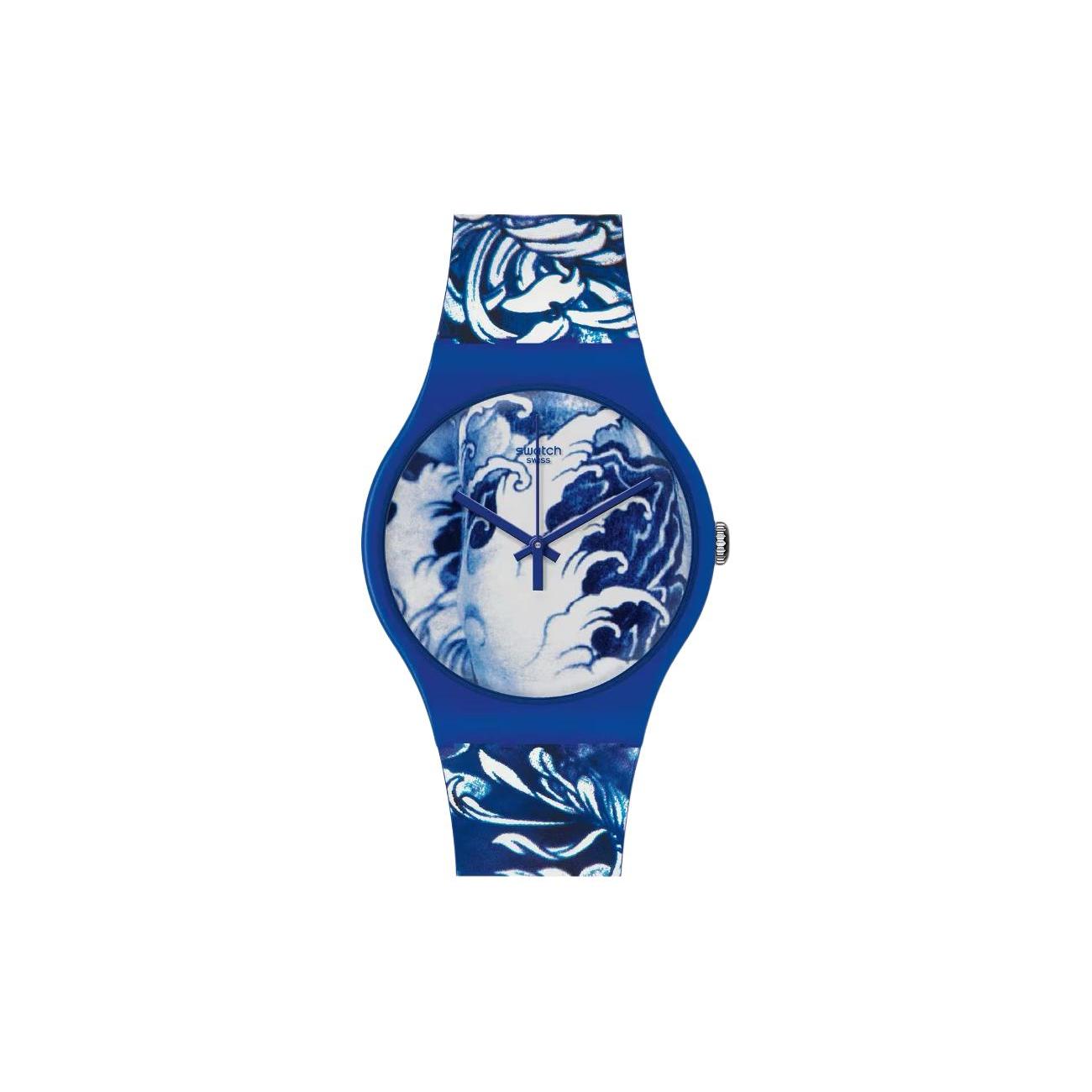 SWATCH Unisex Blue Watch SUOZ154 SUOZ154 Multicolor Watch Dial