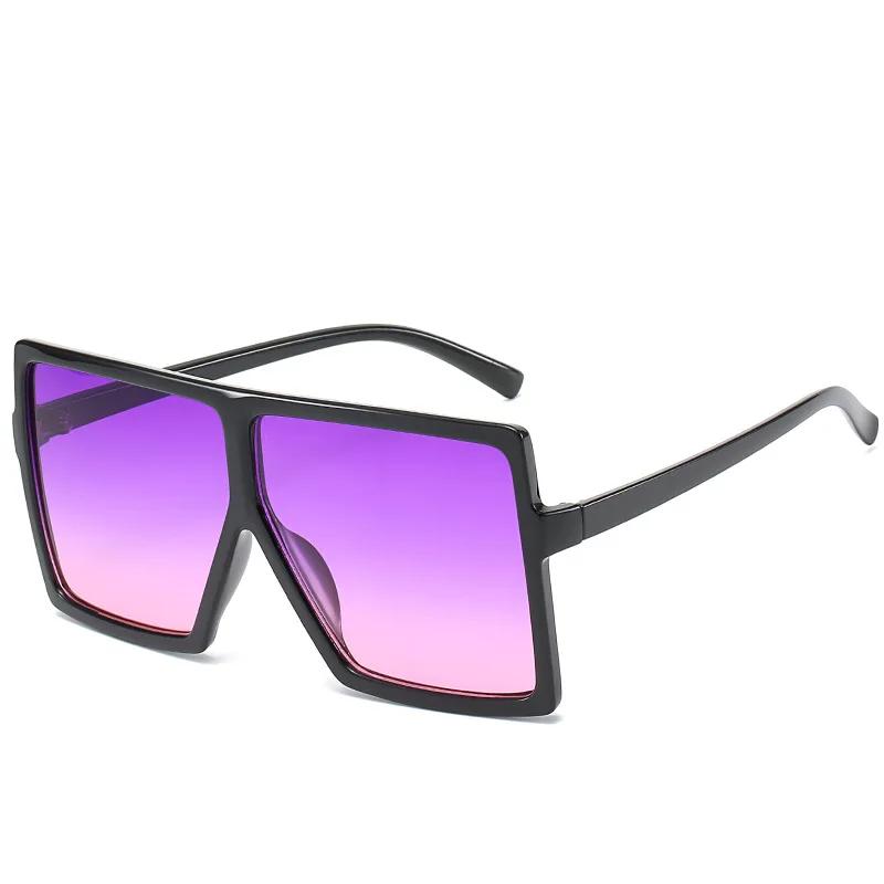 New Sunglasses Square Women Sun Glasses Female Eyewear Eyeglasses Plastic Frame Clear Lens UV400 Shade Fashion Driving