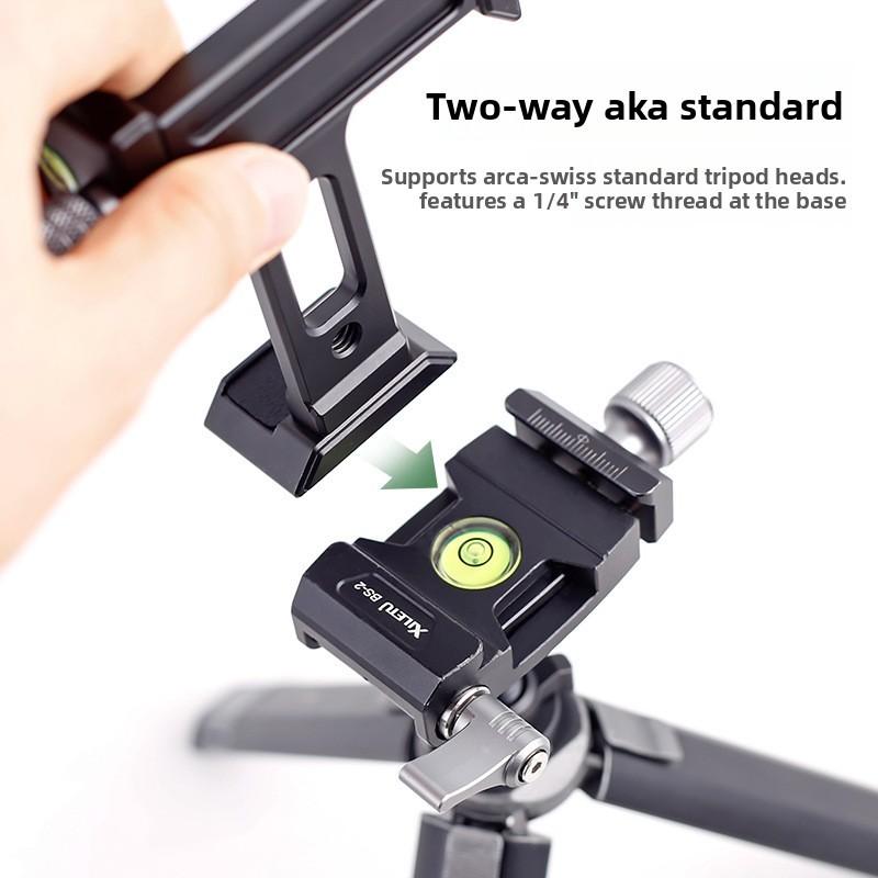 Aluminum Smartphone Tripod Holder For Live Streaming And Photography Desktop Support