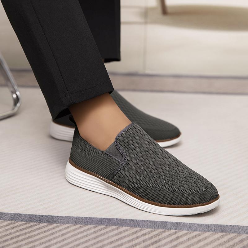 Mesh Breathable Casual Sneakers for Men Lightweight Soft Soled Men's Vulcanized Shoes Wear-resistant Walking Shoe Big Size 39-48