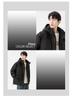 Men's Winter Faux Two-Piece Hooded Down Coat with 3D Pockets - 85% White Duck Down, Warm and Loose Fit.
