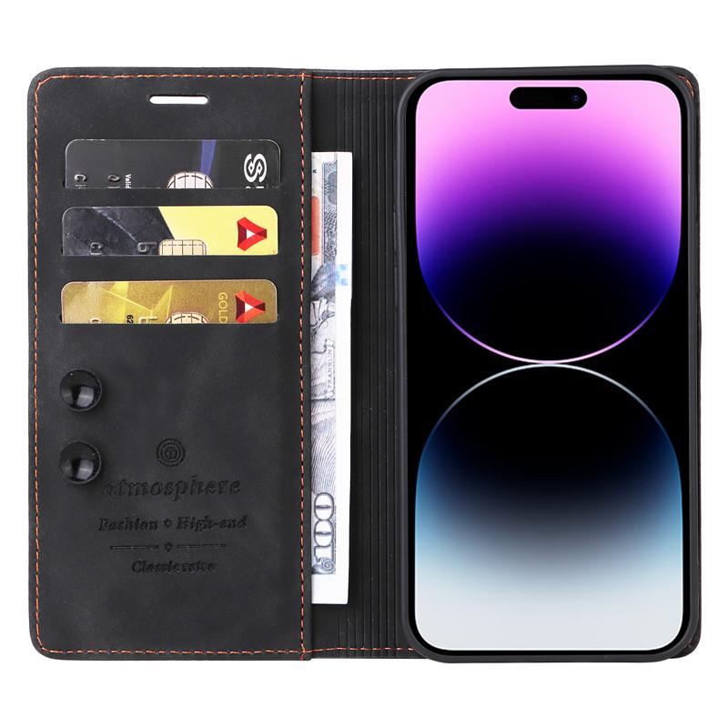 Wallet Flip Case on For iPhone 16 Ultra 15 14 Plus 13 12 Pro 16Pro Max Cover Cases Magnetic Leather Stand Phone Protective Bags