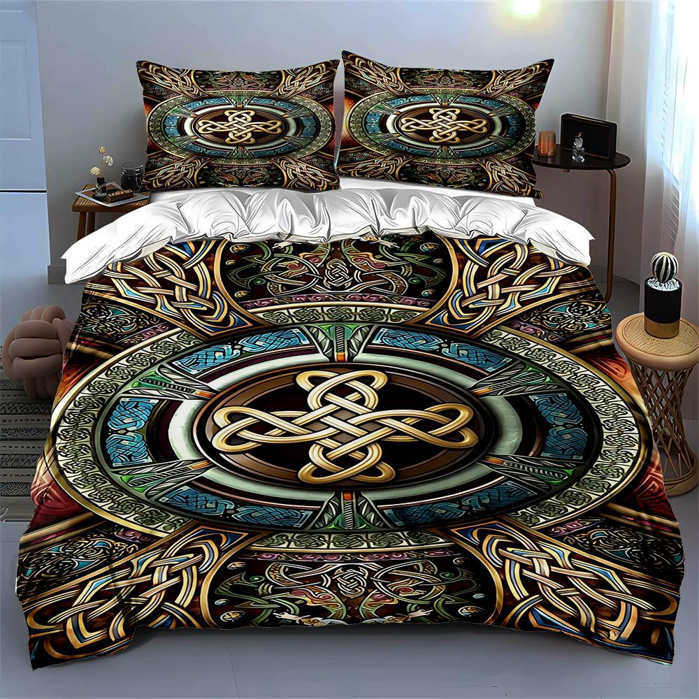Intricate, geometric, ornate. Bedding Duvet cover sets Duvet covers Pillowcases gifts (1 * Duvet Cover 2 * Pillowcases, without duvet insert)