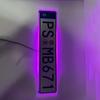 Colorful European Standard Middle East License Plate Frame - Acrylic Plastic