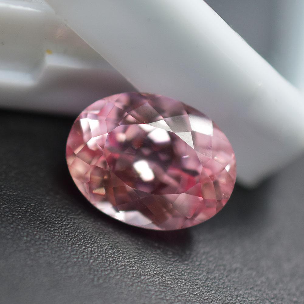 Certified Natural Padparadscha Sapphire 7.35 Ct Oval Fabulous Loose Gemstone