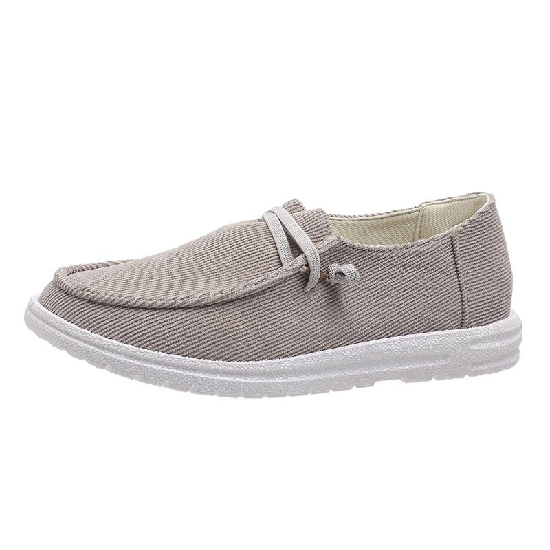 Large size casual shoes women's 2024 spring and autumn new foreign trade light and comfortable canvas shoes cloth surface breathable flat sole shoes