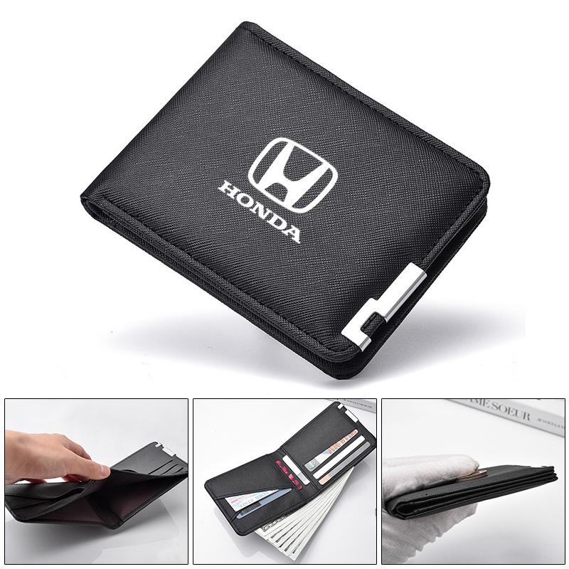 Borse Porta Documenti Auto Custodia Carte di Credito Copri Documento d'Identità Per Honda Civic Accord CRV HRV Insight Jazz CRX Pilot City Fit Jazz XD9
