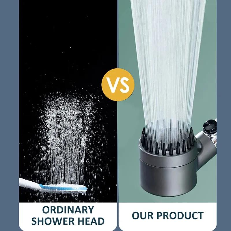 3 Modes Shower Head High Pressure Showerhead Portable Filter Rainfall Faucet Tap Bathroom Bathroom Innovative Accessories