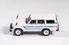 Gaincorp Products Toyota Land Cruiser 60 RHD Front Winch and Finished Model 1/64 - (with Spotlight) White, KS-029-87