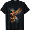 Fiery Phoenix Rising Graphic Tees, Gift Tee, Men Women , Halloween  S-5XL Unisex T-Shirt