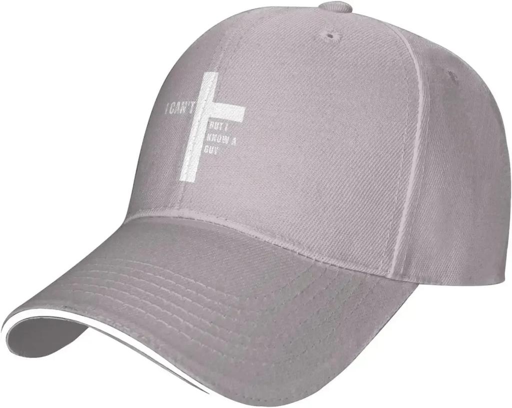 I Cant But Know A Guy Jesus Hat Adjustable Funny Fashion Casquette for Unisex Women hhre