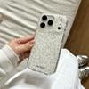 Kawaii Pastel Pink Floral Green Leaf Clear Phone Case For iPhone 14 15 16 17 Pro Max INS Fresh Style Large Window Shockproof Cov