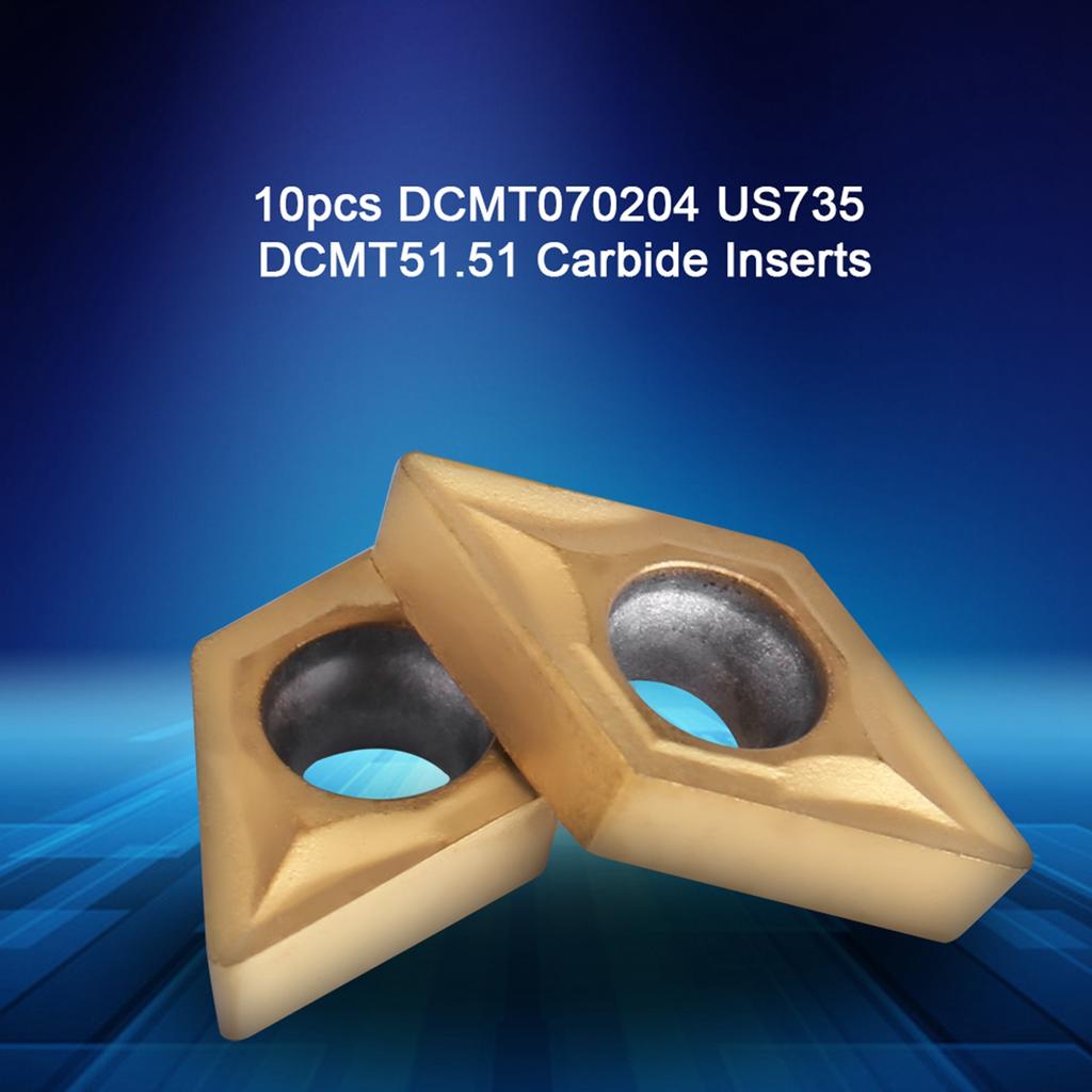 10pcs CNC Carbide Tips Inserts Blade Cutter Lathe Turning Tool With Box CNC Turning Insert Cutting Tool