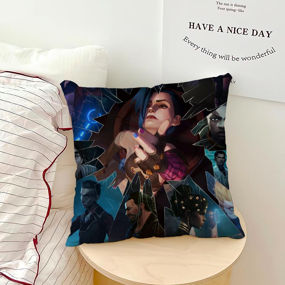 Hot Game A-Arcane S-Season-S 2 2024 Pillow Case Sofa Living Room Bedroom Headboard Backrest Cushion Square Cushion Nap Time