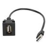 Car Wire USB Outlet Extension Male To Female Multiple Protection 12V‑30V Input Replacement for Camry Prius