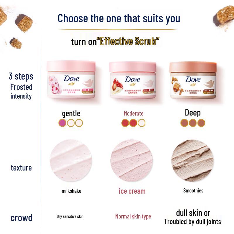 Dove Exfoliating Body Scrub Crushed Coconut & Sugar