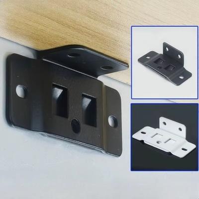 4Pcs Metal Fixing Buckle 90 Degree Furniture Laminate Connector Bracket  Hardware Accessories